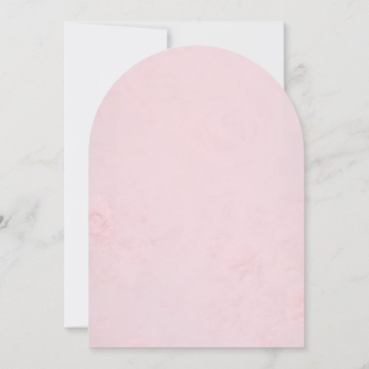 vintage flower 招待状 (裏面)