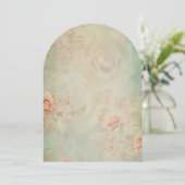 vintage flower 招待状 (スタンド正面)