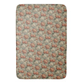 Vintage Flower Pattern Cotagecore バスマット (正面縦)
