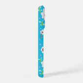 Vintage Flower Pattern Mobile Cover iPhoneケース (右側面)