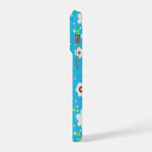 Vintage Flower Pattern Mobile Cover iPhoneケース (左側面)