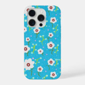 Vintage Flower Pattern Mobile Cover iPhoneケース (裏面)