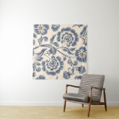 Vintage flower seamless pattern element. Elegant t タペストリー (インサイチュ(横))