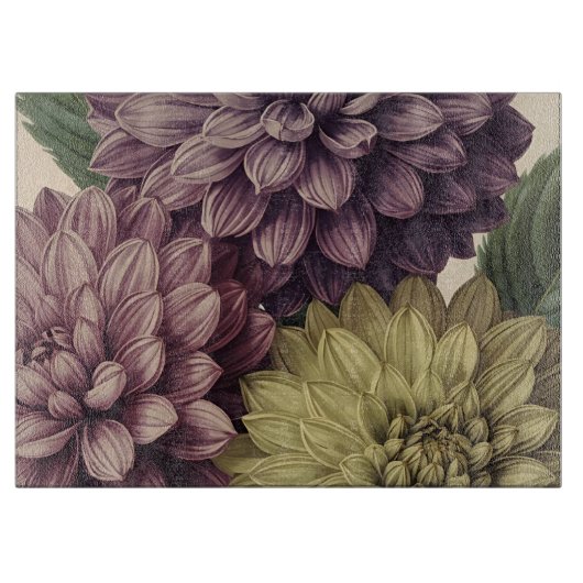 Vintage Flowers カッティングボード (正面)