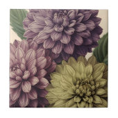 Vintage Flowers タイル (正面)