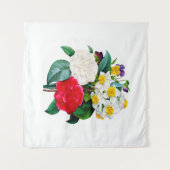 Vintage Flowers タペストリー (正面(横))