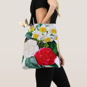 Vintage Flowers トートバッグ (クローズアップ)