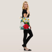 Vintage Flowers トートバッグ (モデル)