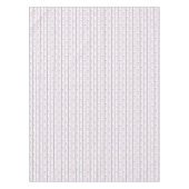 Vintage Flowers Striped pattern white beige pink テーブルクロス (正面)