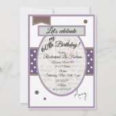 Vintage Flox Details on the back Birthday 招待状 (裏面)