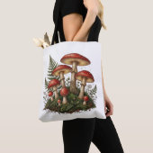 Vintage Fly Agaric Mushroom Illustration トートバッグ (クローズアップ)