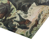 Vintage flying fox bat acadamia illustration  カッティングボード (角)