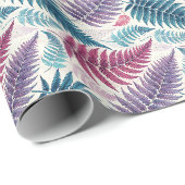 Vintage Forest Ferns Botanical Print ラッピングペーパー (ロールコーナー)