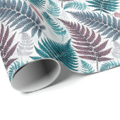 Vintage Forest Ferns Botanical Print ラッピングペーパー (ロールコーナー)