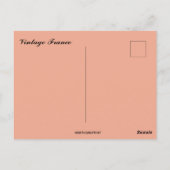Vintage France ポストカード (裏面)