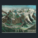 Vintage France, Chamonix Mont Blanc ポスター<br><div class="desc">Vintage France,  Chamonix Mont Blanc,  1930</div>
