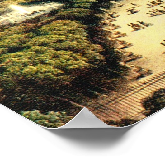 VIntage France, Palais de Versailles ポスター (角)