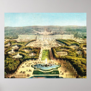VIntage France, Palais de Versailles ポスター