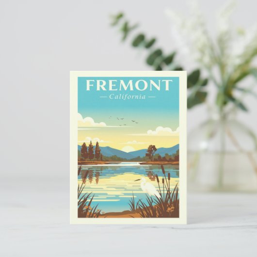 Vintage Fremont California ポストカード (スタンド正面)