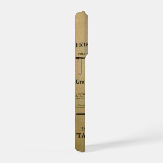 Vintage French Hotel Case iPhoneケース (右側面)