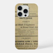 Vintage French Hotel Case iPhoneケース (裏面)