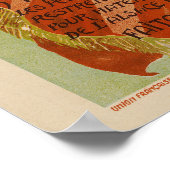 Vintage French Illustration Poster ポスター (角)