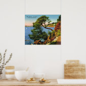 Vintage French image, France, Toulon, Cap Brun ポスター (キッチン)