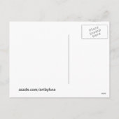 Vintage French Postcardイースター女性 シーズンポストカード (裏面)