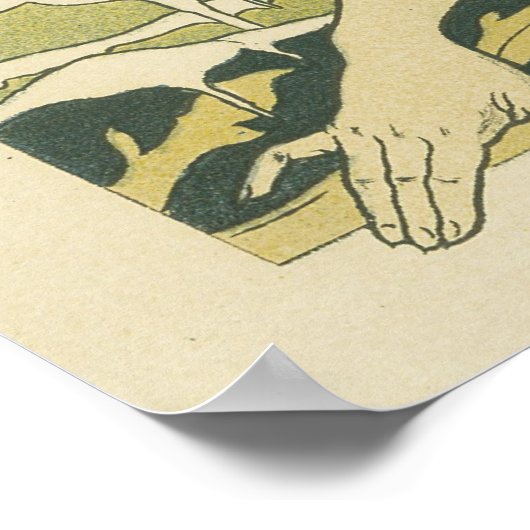 Vintage French Posters - Mermaid ポスター (角)