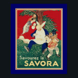 Vintage French "Savora" Ad ca. 1930s  16x20 ポスター<br><div class="desc">Colorful,  1930's French Ad for Savora Seasoning</div>