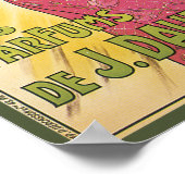 Vintage French Soap Art Poster ポスター (角)