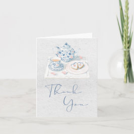 Vintage French Toile Chinoiserie Thank You Card サンキューカード