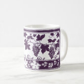 Vintage French Wine Label  | Rustic Vineyard  コーヒーマグカップ (正面右)