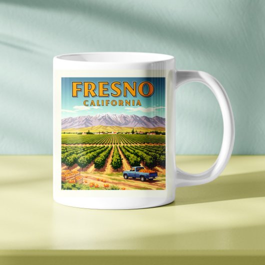 Vintage Fresno California コーヒーマグカップ