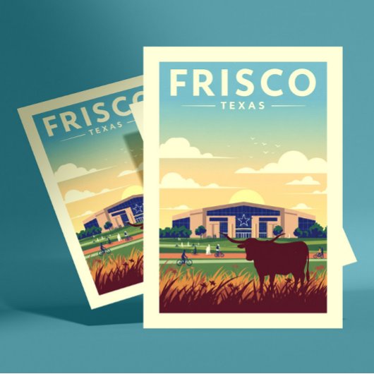 Vintage Frisco Texas ポストカード