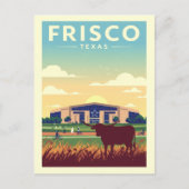 Vintage Frisco Texas ポストカード (正面)