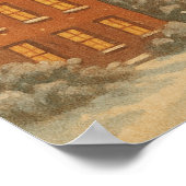 Vintage From Boston With Love Christmas  ポスター (角)