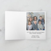 Vintage From Boston With Love Christmas Folded シーズンカード (内部)