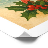 Vintage From Miami With Love Christmas Poster ポスター (角)