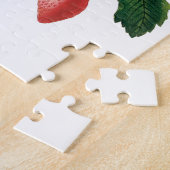 Vintage Fruit Berries Food Strawberries by Redoute ジグソーパズル (側面)