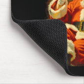 Vintage Funny Cool Big Boss Santa  マウスパッド (コーナー)