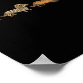 Vintage Funny Dachshund Ghost Halloween Costume Do ポスター (角)