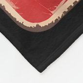 Vintage Funny Papa  フリースブランケット (角)