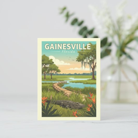 Vintage Gainesville Florida ポストカード (スタンド正面)