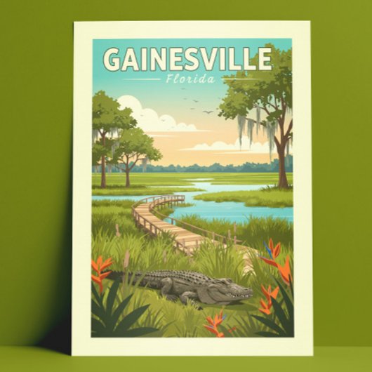 Vintage Gainesville Florida ポストカード