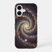 Vintage Galactic Spiral iPhone 16ケース (裏面)
