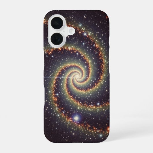 Vintage Galactic Spiral iPhone 16ケース (裏面)