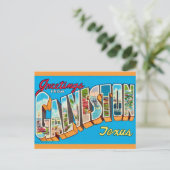 Vintage Galveston Texas Postcard ポストカード (スタンド正面)