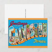 Vintage Galveston Texas Postcard ポストカード (正面/裏面)