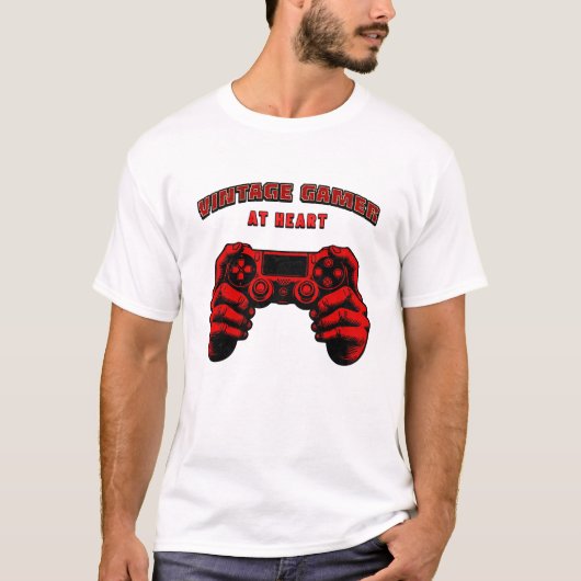 Vintage gamer Retro 90s Gamer Tシャツ (正面)